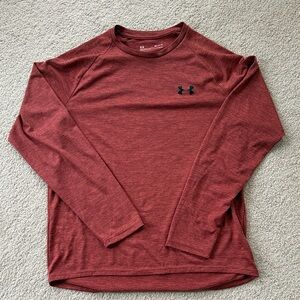 Under Armour Men's Maroon Long Sleeve Tee